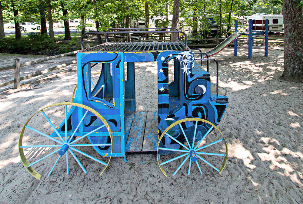 Le terrain de jeu à Eden inspirera sûrement l'imagination de vos enfants.