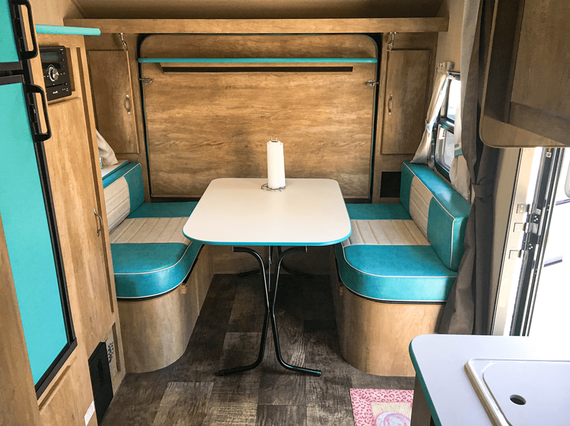 Dinette and murphy bed.