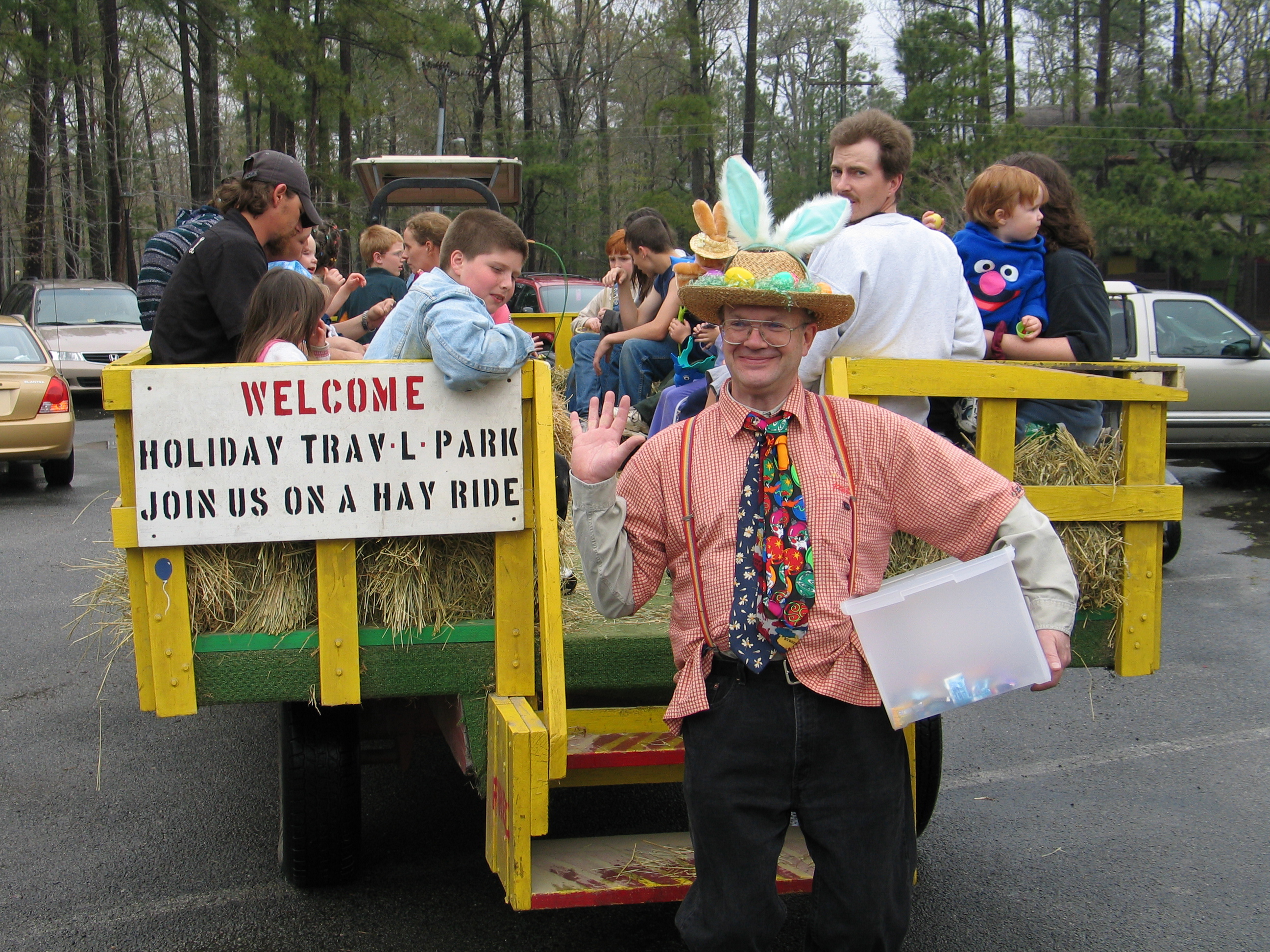 Regular hay rides are a popular event for our summer guests of all ages.